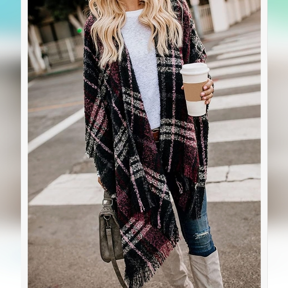 Poncho Style Sweater NWOT